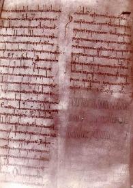 Portada:Foto de la página de un códice s. XII-XIII?; foto de la lauda sepulcral de los Marqueses de las Navas. Siglo XVI.