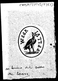 Portada:Dibujo de un sello del anillo del Legado de la Legión VI Ulpia Pia Fidelis