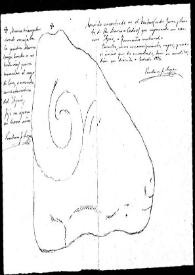 Portada:Dibujo de una supesta cabeza de carnero de piedra.