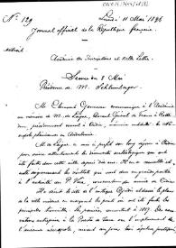 Portada:Copia del informe sobre la memoria acerca de las necrópolis fenicias en Andalucía leído por Charles Clermont-Ganneau ante la Academia de Inscripciones y Bellas Letras, en la sesión del 8 de mayo de 1896