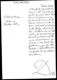 Portada:Oficio en el que se solicita informe acerca de la conveniencia de declarar Monumento Nacional el Oratorio de San Felipe Neri