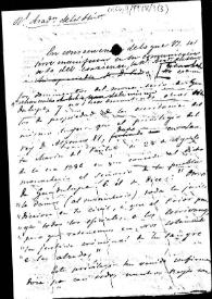 Portada:Minuta de oficio sobre los documentos del monasterio de Guadalupe otorgado en propiedad a los monjes jerónimos por privilegio de Alfonso XI
