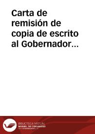 Portada:Carta de remisión de copia de escrito al Gobernador Civil de Cuenca e informe sobre el hallazgo de una necrópolis de incineración prerromana