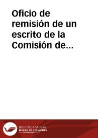 Portada:Oficio de remisión de un escrito de la Comisión de Monumentos de Zamora, dando traslado del informe emitido por el arquitecto provincial acerca del estado del torreón de Santa Clara. Se solicita el correspondiente informe.