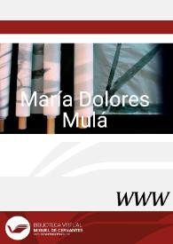 Portada:María Dolores Mulá