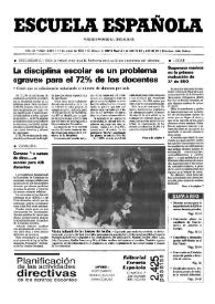 Escuela española. Año LVI, núm. 3261, 11 de enero de 1996