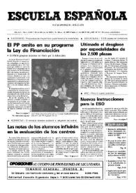 Escuela española. Año LVI, núm. 3267, 22 de febrero de 1996