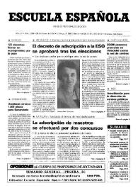 Escuela española. Año LVI, núm. 3268, 29 de febrero de 1996