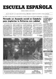 Portada:Escuela española. Año LVI, núm. 3271, 21 de marzo de 1996