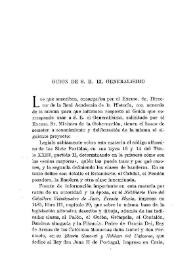 Portada:Guión de S. E. el Generalísimo / V. Castañeda, el marqués de Ciadoncha