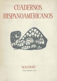 Cuadernos Hispanoamericanos. Núm. 10, julio-agosto 1949 | Biblioteca Virtual Miguel de Cervantes