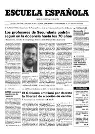 Escuela española. Año LVII, núm. 3305, 9 de enero de 1997