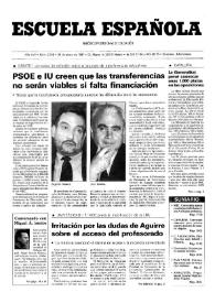 Escuela española. Año LVII, núm. 3308, 30 de enero de 1997
