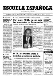 Escuela española. Año LVII, núm. 3310, 13 de febrero de 1997