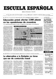 Escuela española. Año LVII, núm. 3311, 20 de febrero de 1997