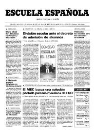 Escuela española. Año LVII, núm. 3312, 27 de febrero de 1997