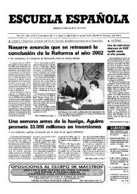Portada:Escuela española. Año LVII, núm. 3319, 24 de abril de 1997