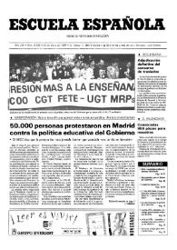 Portada:Escuela española. Año LVII, núm. 3323, 22 de mayo de 1997