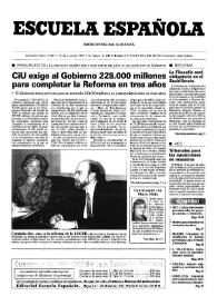Portada:Escuela española. Año LVII, núm. 3327, 19 de junio de 1997