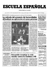 Portada:Escuela española. Año LVII, núm, 3348, 18 de diciembre de 1997