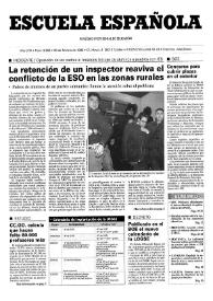 Escuela española. Año LVIII, núm. 3356, 26 de febrero de 1998