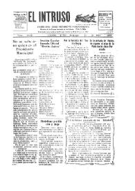 Portada:El intruso. Diario Joco-serio netamente independiente. Tomo XXVI, núm. 1242, domingo 2 de septiembre de 1928