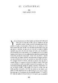 Portada:El cañaveral (cuento) / por José García Nieto