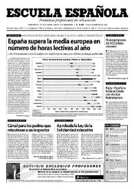 Escuela española. Año LIX, núm. 3397, 11 de febrero de 1999
