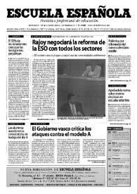 Escuela española. Año LIX, núm. 3398, 18 de febrero de 1999