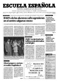 Escuela española. Año LIX, núm. 3402, 18 de marzo de 1999