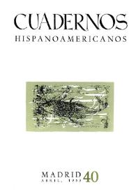 Cuadernos Hispanoamericanos. Núm. 40, abril 1953 | Biblioteca Virtual Miguel de Cervantes