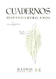 Cuadernos Hispanoamericanos. Núm. 44, agosto 1953 | Biblioteca Virtual Miguel de Cervantes
