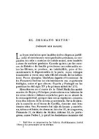 El hermano mayor. (Príncipe Don Carlos) / El Duque de Maura, Agustín G. de Amezúa | Biblioteca Virtual Miguel de Cervantes