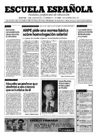 Escuela española. Año LX, núm. 3436, 20 de enero de 2000