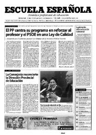 Escuela española. Año LX, núm. 3441, 24 de febrero de 2000