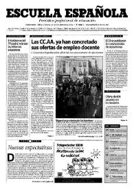 Escuela española. Año LX, núm. 3444, 16 de marzo de 2000