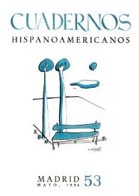 Cuadernos Hispanoamericanos. Núm. 53, mayo 1954 | Biblioteca Virtual Miguel de Cervantes