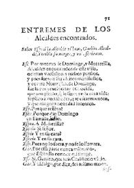 Entremes de Los alcaldes encontrados / [de Venauente] | Biblioteca Virtual Miguel de Cervantes