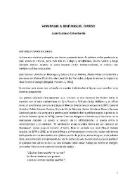 Portada:Homenaje a José Miguel Oviedo / Juan Gustavo Cobo Borda