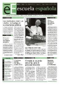 Portada:Escuela española. Año LXI, núm. 3495, 24 de mayo de 2001