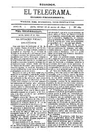 Portada:El Telegrama : diario progresista. Año II, núm. 189, viernes 28 de marzo de 1890