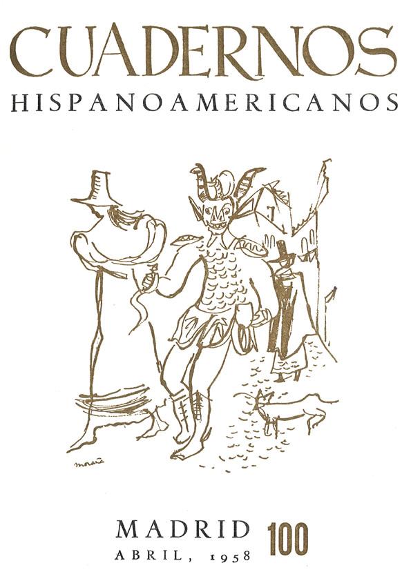 Cuadernos Hispanoamericanos. Núm. 100, abril 1958 | Biblioteca Virtual Miguel de Cervantes