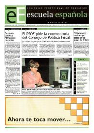 Escuela española. Año LXIII, núm. 3565, 23 de enero de 2003
