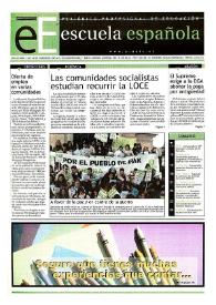 Escuela española. Año LXIII, núm. 3567, 6 de febrero de 2003