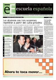 Escuela española. Año LXIII, núm. 3568, 13 de febrero de 2003