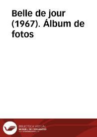 Portada:Belle de jour (1967). Álbum de fotos