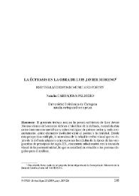 Portada:La écfrasis en la obra de Luis Javier Moreno = Rhythm and Rhyme: Music and Poetry / Natalia Carbajosa Palmero