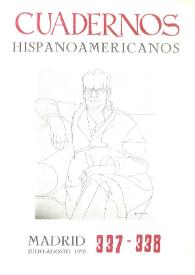 Portada:Cuadernos Hispanoamericanos. Núm. 337-338, julio-agosto 1978