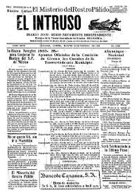 Portada:El intruso. Diario Joco-serio netamente independiente. Tomo XLVI, núm. 4656, martes 18 de febrero de 1936