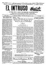 Portada:El intruso. Diario Joco-serio netamente independiente. Tomo XLVI, núm. 4661, viernes 6 de marzo de 1936